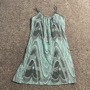 Patagonia Dress Womens Small Midi Organic Cotton Tencel Strappy Summer Casual